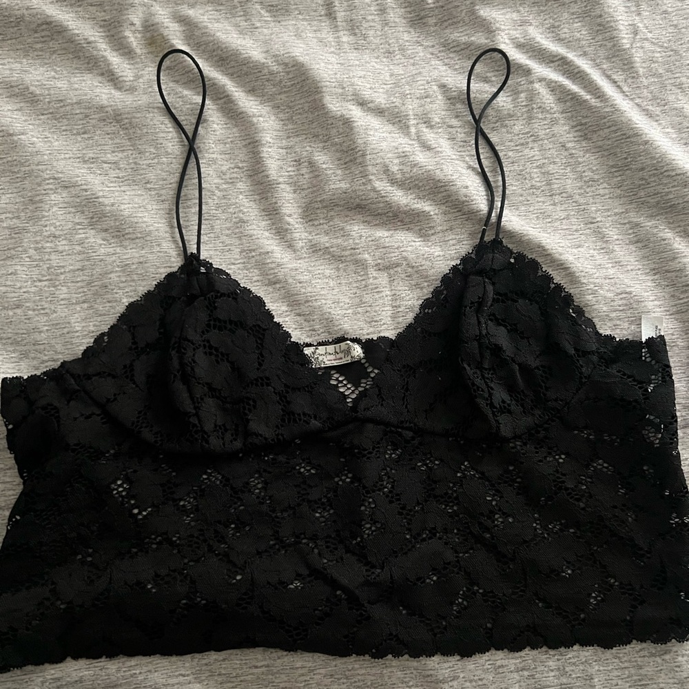 Intimately Free People Brami Women’s lacy Sheer Camisole size Medium